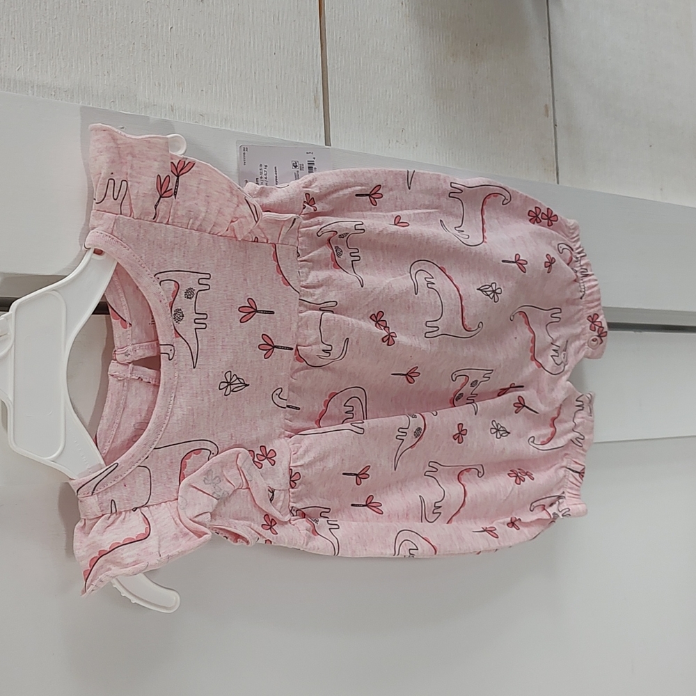 Pink Carter's Romper 0-3 months